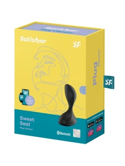 Sweet Seal Vibrierende PlugAppsteuerung Schwarz von Satisfyer Connect