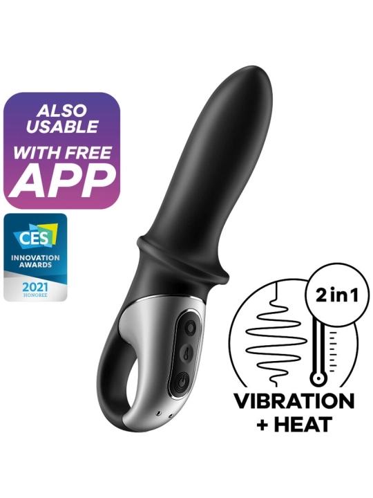 Hot Passion Anal Vibrator App Schwarz von Satisfyer Connect