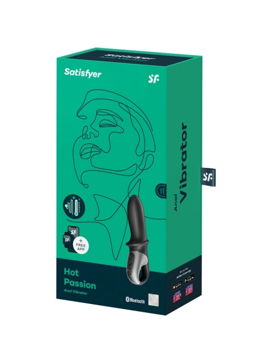 Hot Passion Anal Vibrator App Schwarz von Satisfyer Connect