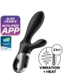 Heat Climax+ Anal Vibrator App Schwarz von Satisfyer Connect