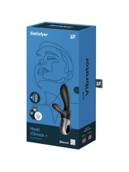 Heat Climax+ Anal Vibrator App Schwarz von Satisfyer Connect