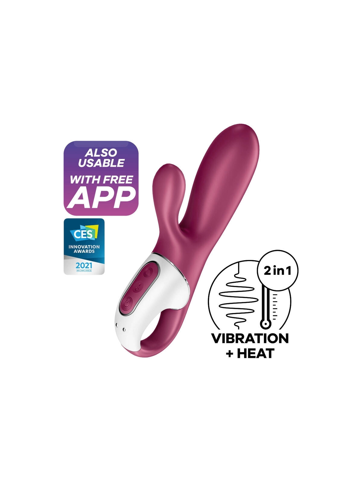 Hot Bunny Gspot Vibrator von Satisfyer Connect