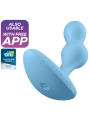 Deep Diver Vibrating Plug App Blau von Satisfyer Connect