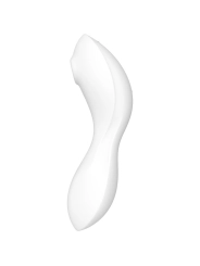 Curvy Trinity 5 Air Pulse Stimulator & Vibrator App Weiss von Satisfyer Connect