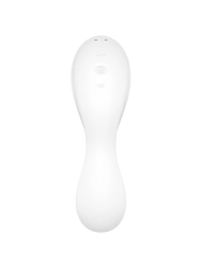 Curvy Trinity 5 Air Pulse Stimulator & Vibrator App Weiss von Satisfyer Connect