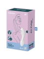 Curvy Trinity 5 Air Pulse Stimulator & Vibrator App Weiss von Satisfyer Connect