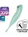 Twirling Pro+ Air Pulse Stimulator & Vibrator Grün von Satisfyer Connect