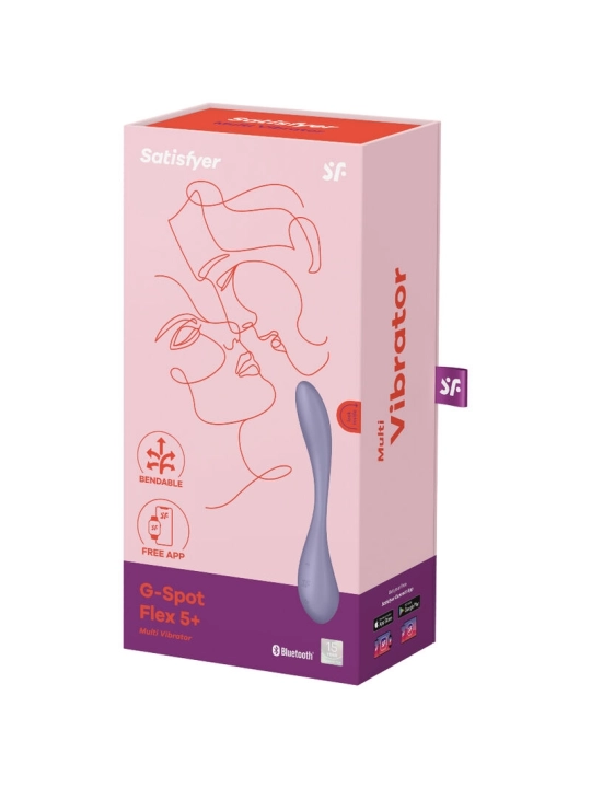 G-Spot Flex 5 Multi Vibrator Lila von Satisfyer Vibrator