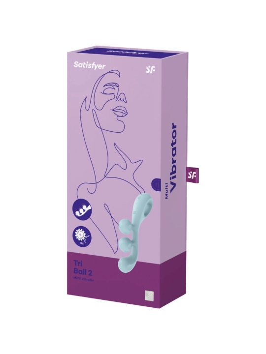 Tri Ball 2 Multivibrator Blau von Satisfyer Vibrator