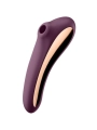 Dual Kiss Air Pulse Vibrator Weinrot von Satisfyer Air Pulse