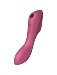 Curvy Trinity 3 Air Pulse Vibrator Rot von Satisfyer Air Pulse