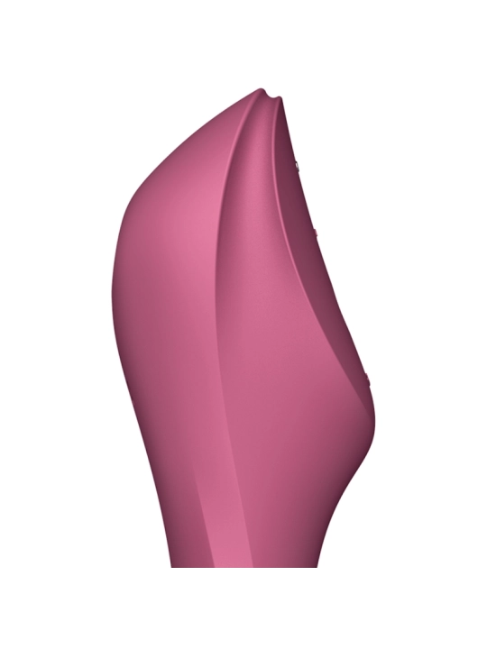 Curvy Trinity 3 Air Pulse Vibrator Rot von Satisfyer Air Pulse