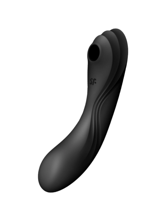 Curvy Trinity 4 Air Pulse Vibrator Schwarz von Satisfyer Air Pulse