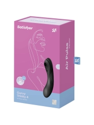 Curvy Trinity 4 Air Pulse Vibrator Schwarz von Satisfyer Air Pulse