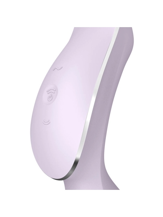 Curvy Trinity 2 Air Pulse Vibrator Lila von Satisfyer Air Pulse