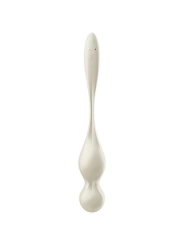 Love Birds Vibrierende Kegel-Kugeln Weiss von Satisfyer Balls