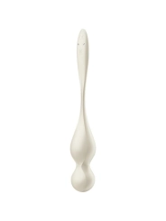 Love Birds Vibrierende Kegel-Kugeln Weiss von Satisfyer Balls