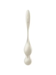 Love Birds Vibrierende Kegel-Kugeln Weiss von Satisfyer Balls