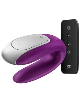 Double Fun Partner Vibrator Lila von Satisfyer Connect