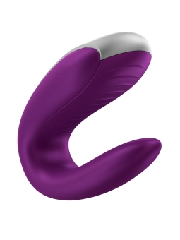 Double Fun Partner Vibrator Lila von Satisfyer Connect