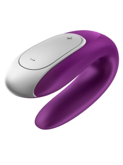 Double Fun Partner Vibrator Lila von Satisfyer Connect