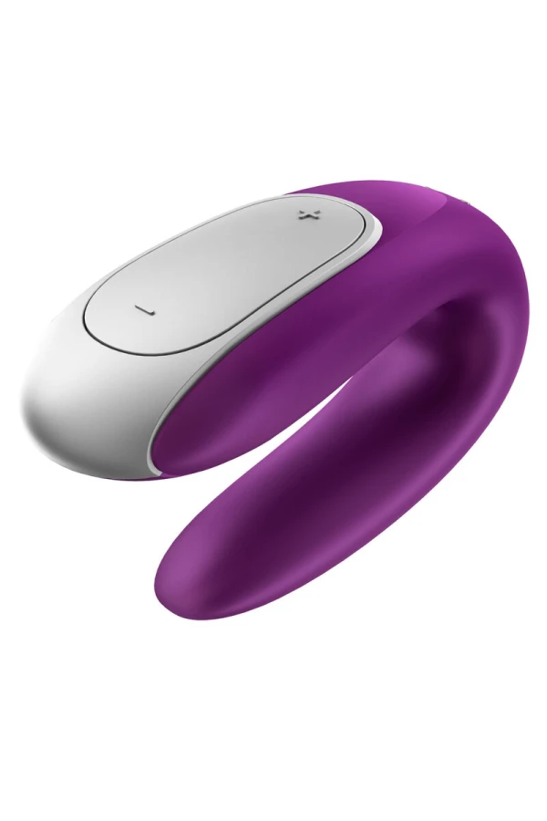 Double Fun Partner Vibrator Lila von Satisfyer Connect