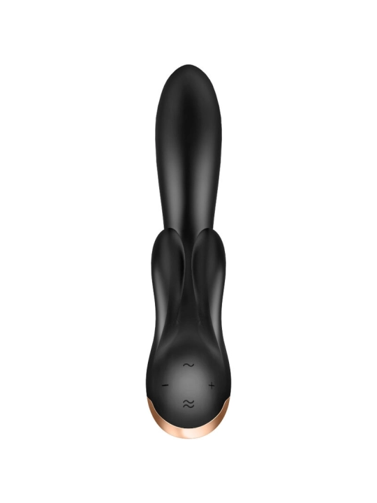 Double Flex Vibrator App Schwarz von Satisfyer Connect