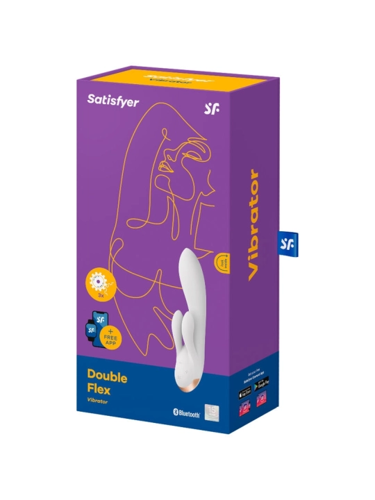 Double Flex Vibrator App Weiss von Satisfyer Connect