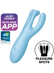 Threesome 4 Vibratorapp Blau von Satisfyer Connect