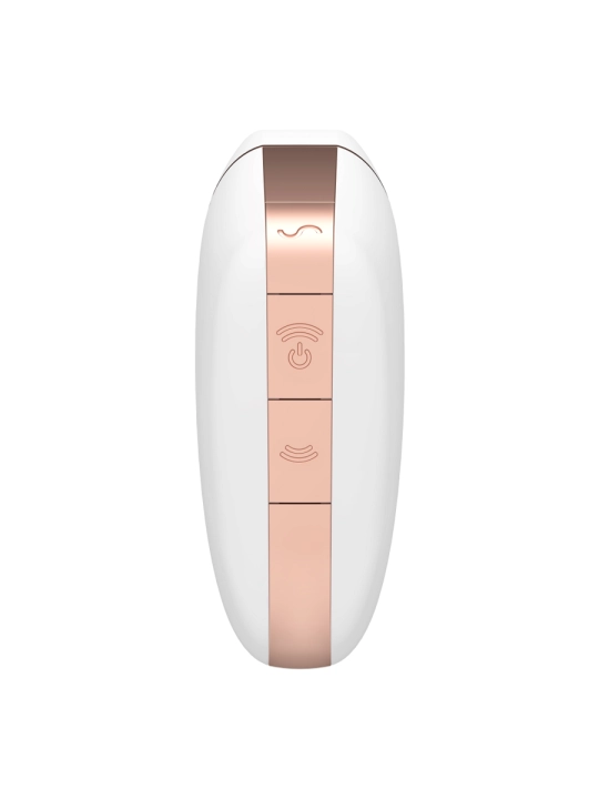 Love Triangle Stimulator & Vibrator Weiss von Satisfyer Connect