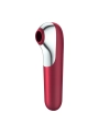 Dual Love Vibrator und Sauger mit Pulsierter Luft Rot von Satisfyer Connect