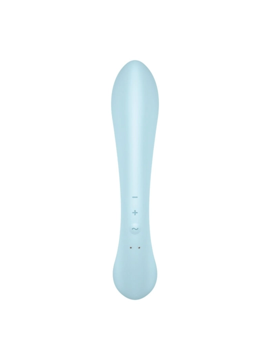 Triple Oh Hybrid Vibration - Blau von Satisfyer Vibrator