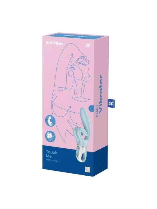 Touch Me Rabbit Vibration Blau von Satisfyer Vibrator