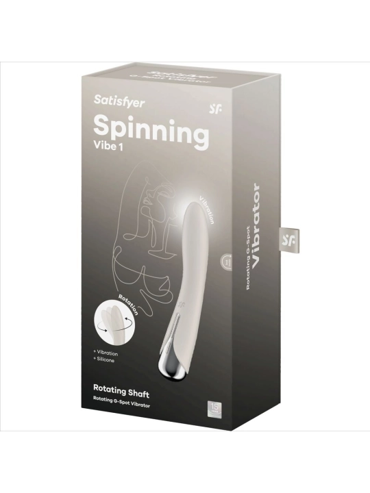 Spinning Vibe 1 G-Spot Beige Rotator Vibrator von Satisfyer Vibrator