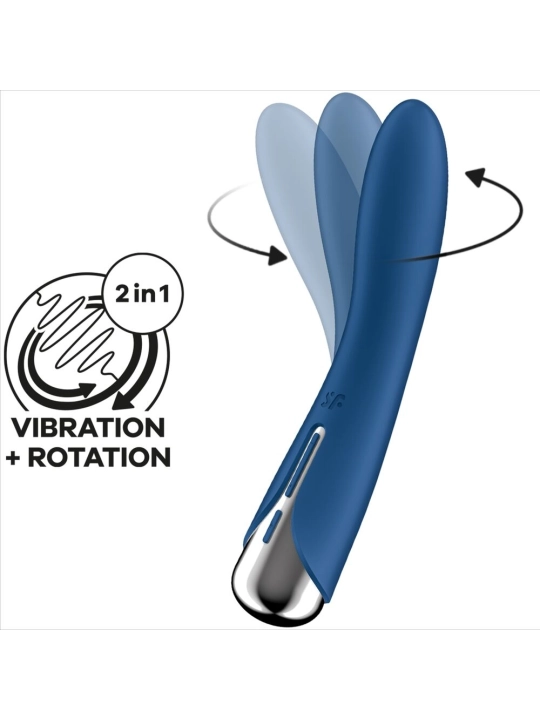 Spinning Vibe 1 G-Spot Blauer Rotator Vibrator von Satisfyer Vibrator