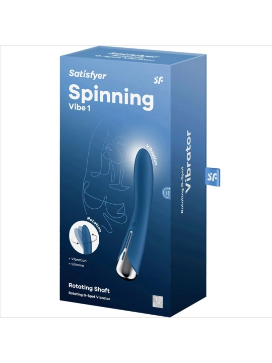 Spinning Vibe 1 G-Spot Blauer Rotator Vibrator von Satisfyer Vibrator