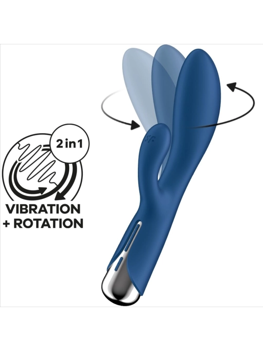 Spinning Rabbit 1 Klitoris und G-Spot Stimulation Blau von Satisfyer Vibrator