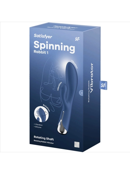 Spinning Rabbit 1 Klitoris und G-Spot Stimulation Blau von Satisfyer Vibrator