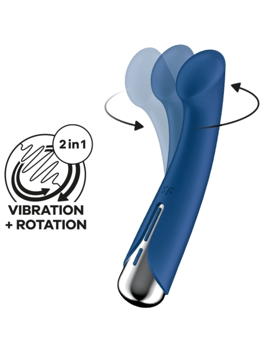 Spinning G-Sport 1 Rotator Vibrator Blau von Satisfyer Vibrator