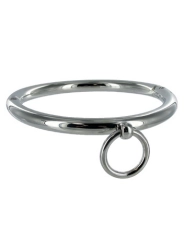 Bdsm-Halskette mit Ring 10cm von Metal Hard