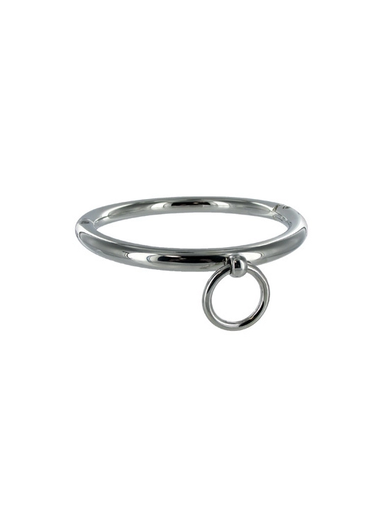 Bdsm-Halskette mit Ring 10cm von Metal Hard