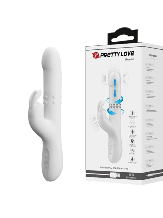 Reese Vibrator mit Silberne Rotation von Pretty Love