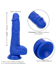 Admiral Sailor Realistischer Dildo-Vibrator Blau von Calexotics