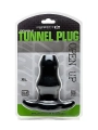 Doppeltunnel Plug XL Gross Schwarz von Perfect Fit Brand