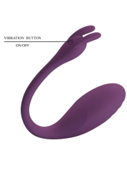 Catalina Vibrator App Fernbedienbares Lila von Pretty Love Led