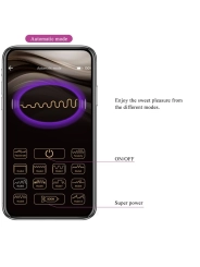 Catalina Vibrator App Fernbedienbares Lila von Pretty Love Led