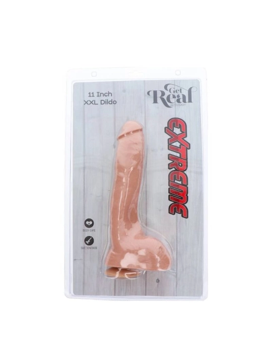 Extremer XXL-Dildo 28 cm Beige von Get Real