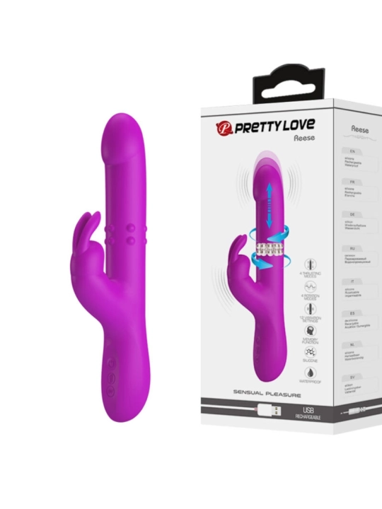 Reese Vibrator mit Lila Rotation von Pretty Love