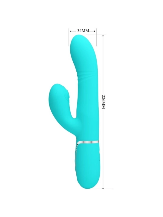 Multifunktions-G-Spot-Vibrator Aqua Grün von Pretty Love Flirtation