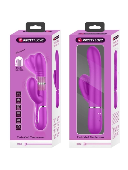 Multifunktions-G-Spot-Vibrator Fuchsia von Pretty Love Flirtation